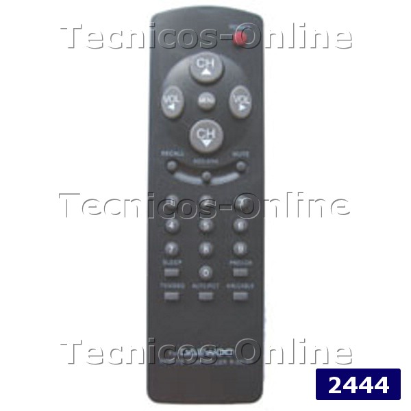2444 Control Remoto TV R-25C04 DAEWO DREAM ITT NOKIA PHILCO
