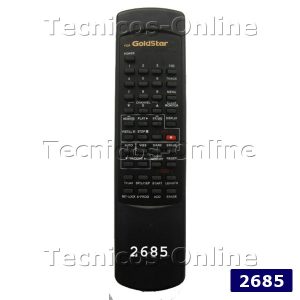 2685 Control Remoto VCR CONTINENTAL, GOLDSTAR, GRUNDIG, KENIA SE