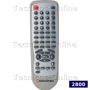 2800 Control Remoto DVD DAIHATSU PANORAMIC SANSEI TALENT