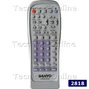 2818 Control Remoto DVD NOBLEX PHILCO SANYO