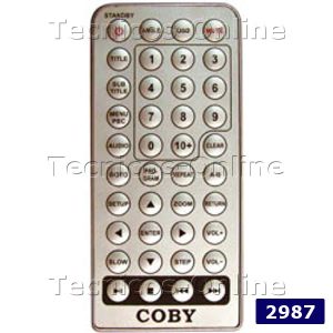 2987 Control Remoto DVD COBY