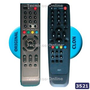 3521 CONTROL REMOTO DECO TELERED MULTICANAL