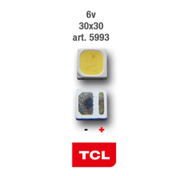 LED PARA TIRA RETRO 3v 3x3mm TCL 5993